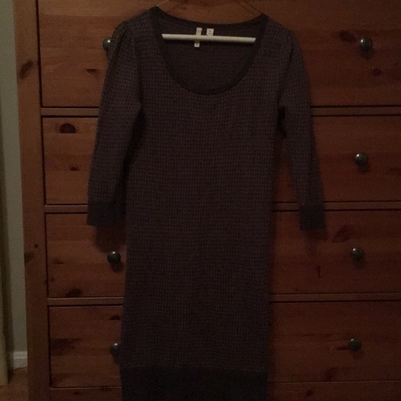 Great black, dark gray sweater dress! - Picture 1 of 2