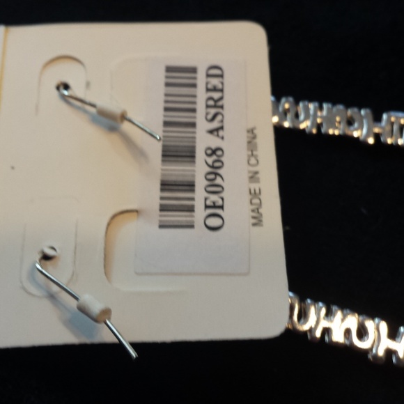 Silver Tone I Love Sister Dangle Earrings - Picture 5 of 5