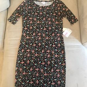Small LuLaRoe outer space Julia dress, New