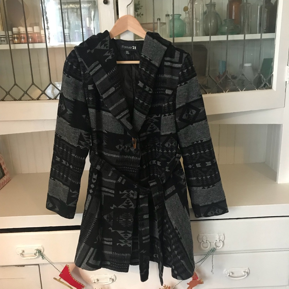 Aztec Forever 21 Coat