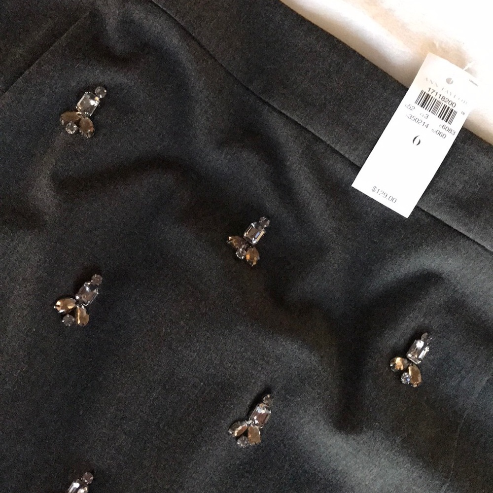 Ann Taylor embellished pencil skirt