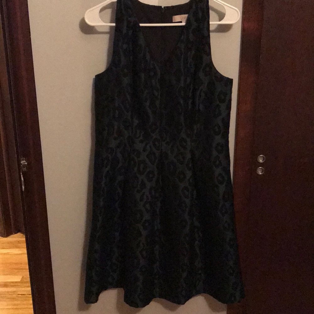 Barely worn loft dress animal print
