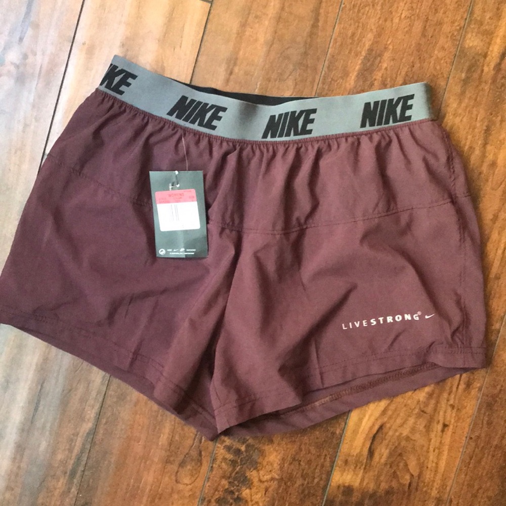 New Nike Running Shorts Plum Large