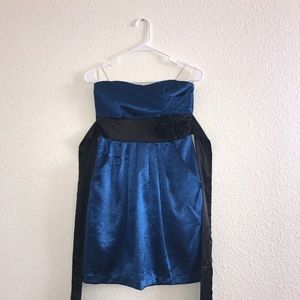 Speechless Homecoming/Formal Rose Strapless Dress