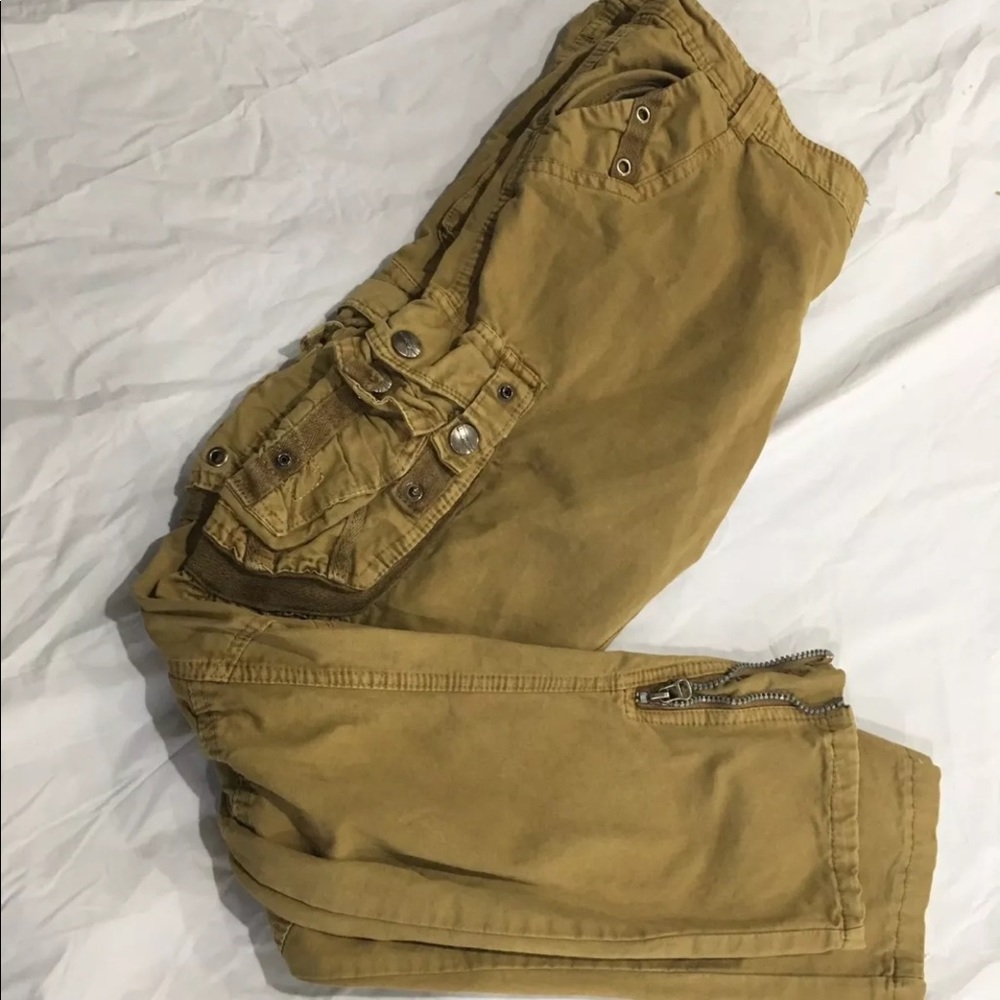 Rs 7 Stretch multipocket slim moto Biker cargos