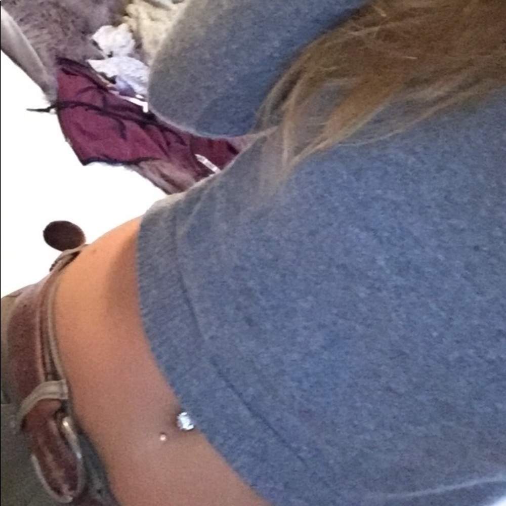 Brandy Melville Grey Cropped Sweater