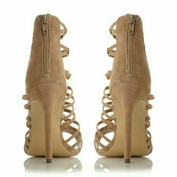 New Suede Gladiator Sandals - BLUSH BY STEVE MADDEN, Womens Shoes Heels, SZ 9 - Picture 3 of 3