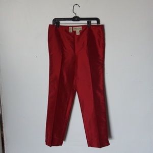 Jones New York 100% silk slacks