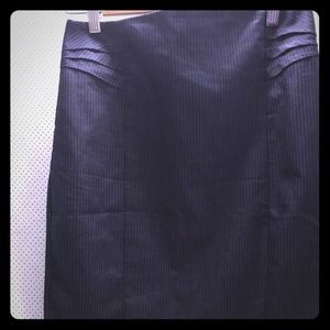 Express Navy Pinstriped Pencil Skirt Sz6