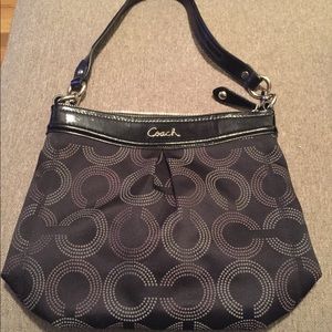 Medium Size Black Coach Purse