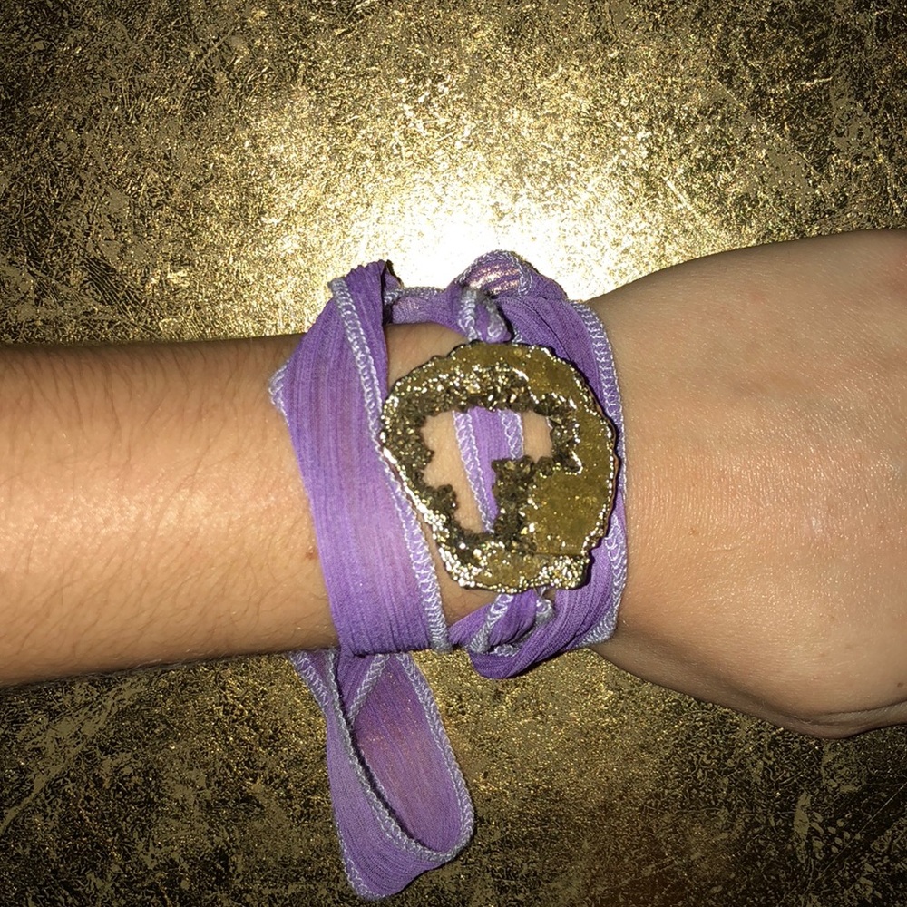 Purple Crystal Bracelet