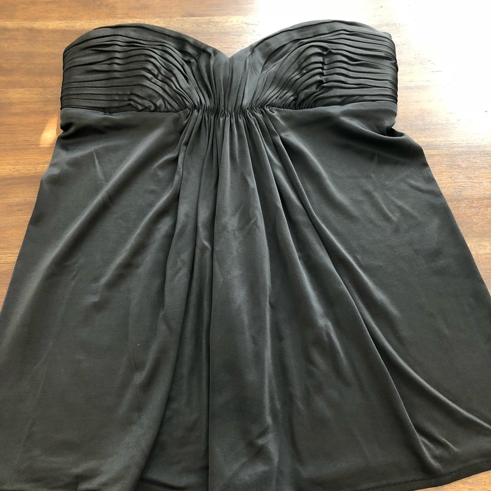 BCBG MAXAZRIA flowy black top