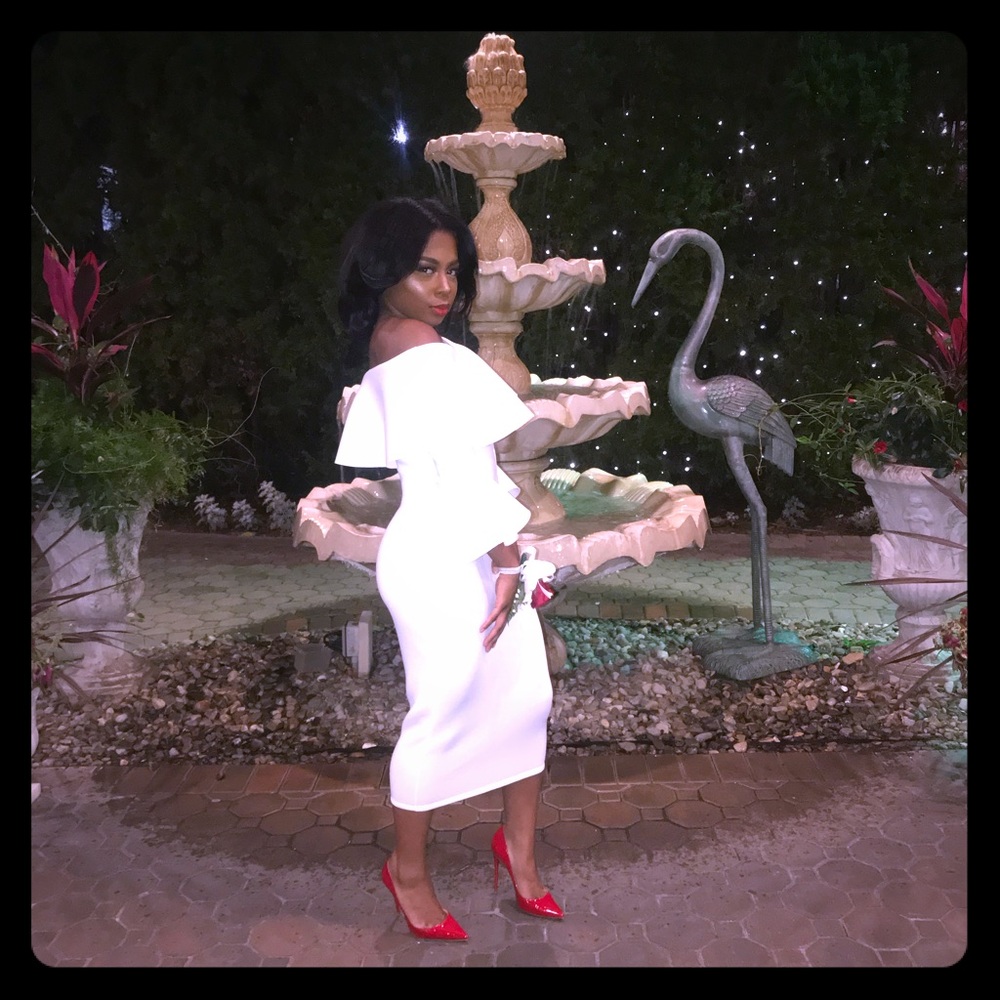 White dress