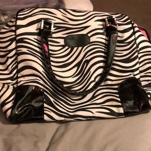 Zebra Weekender Bag