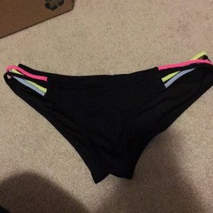 Victoria’s Secret bikini bottoms , black size M