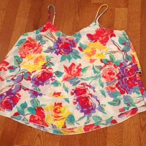 Floral tank top