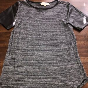 Loft grey short sleeves top