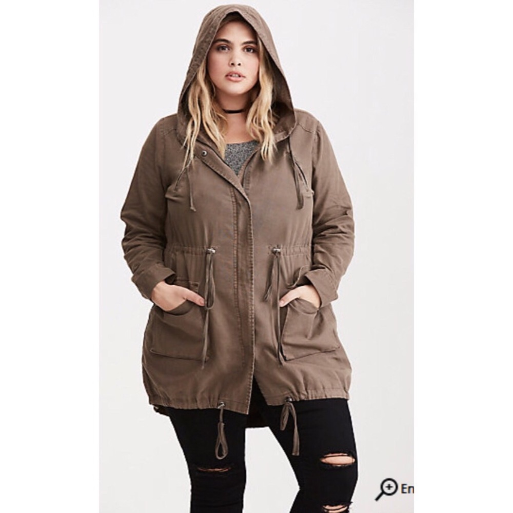 Torrid Twill Anorak Jacket 💜