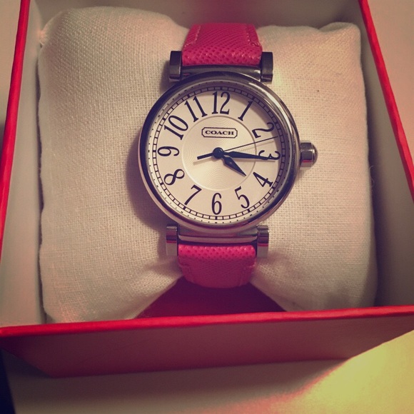 Coach pink women’s watch - Picture 1 of 2