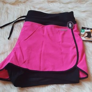 NWT hot pink running shorts