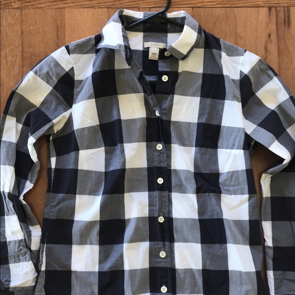 J crew button down top