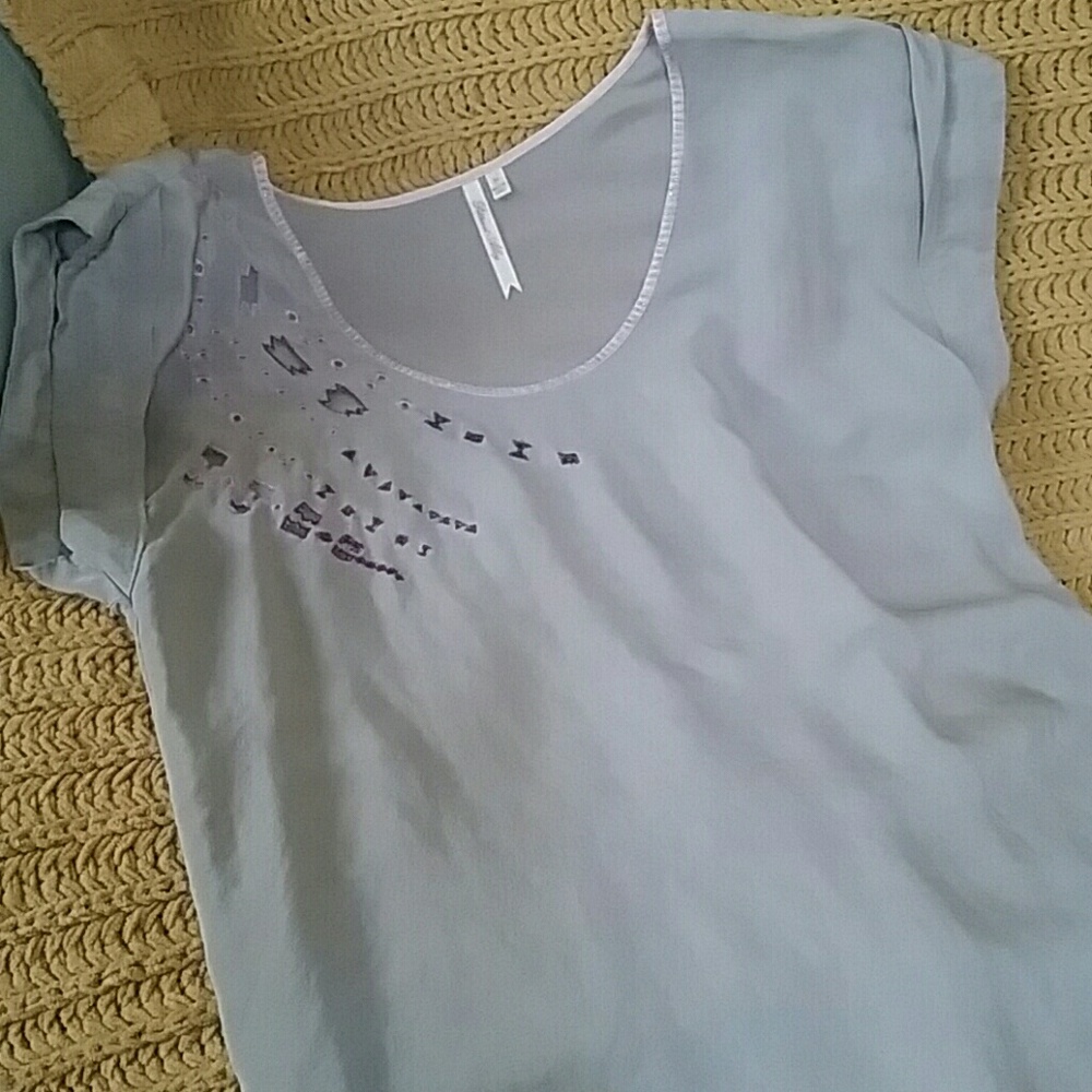100% silk blouse