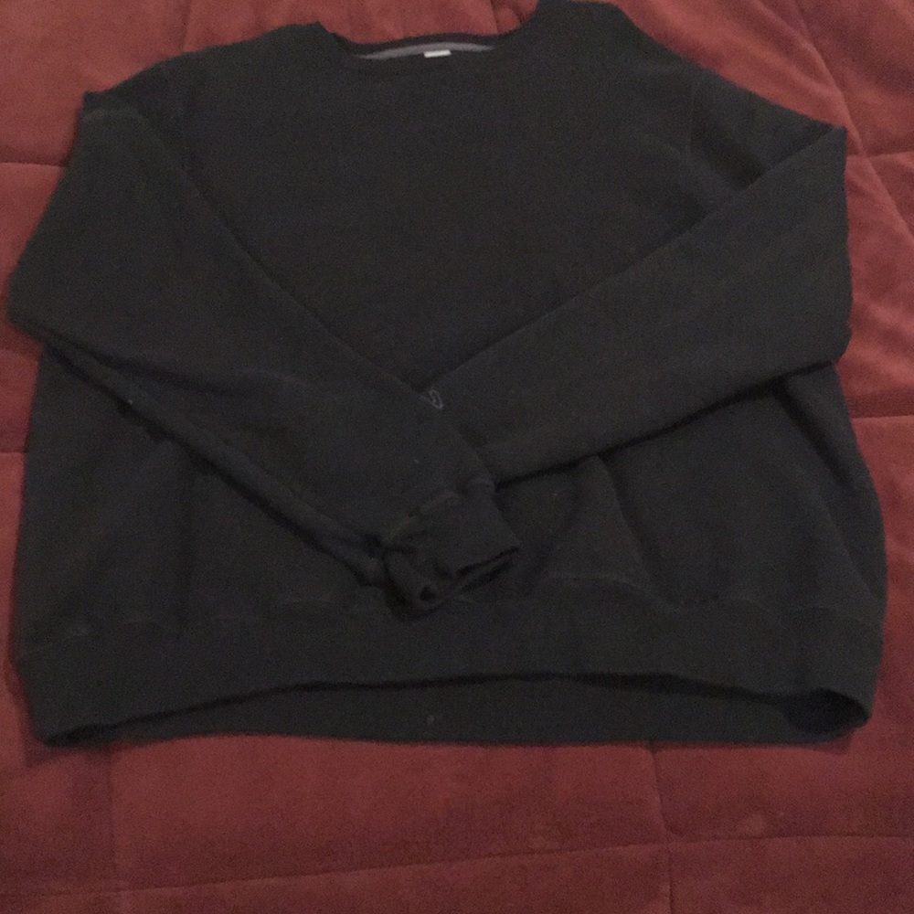 Oversized black sweater