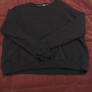 Oversized black sweater