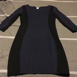 Navy blue bodycon dress