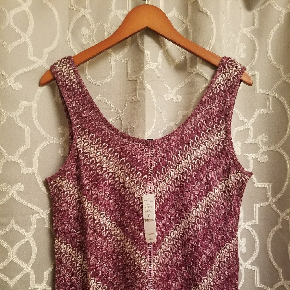 WHBM Maroon Tank Top