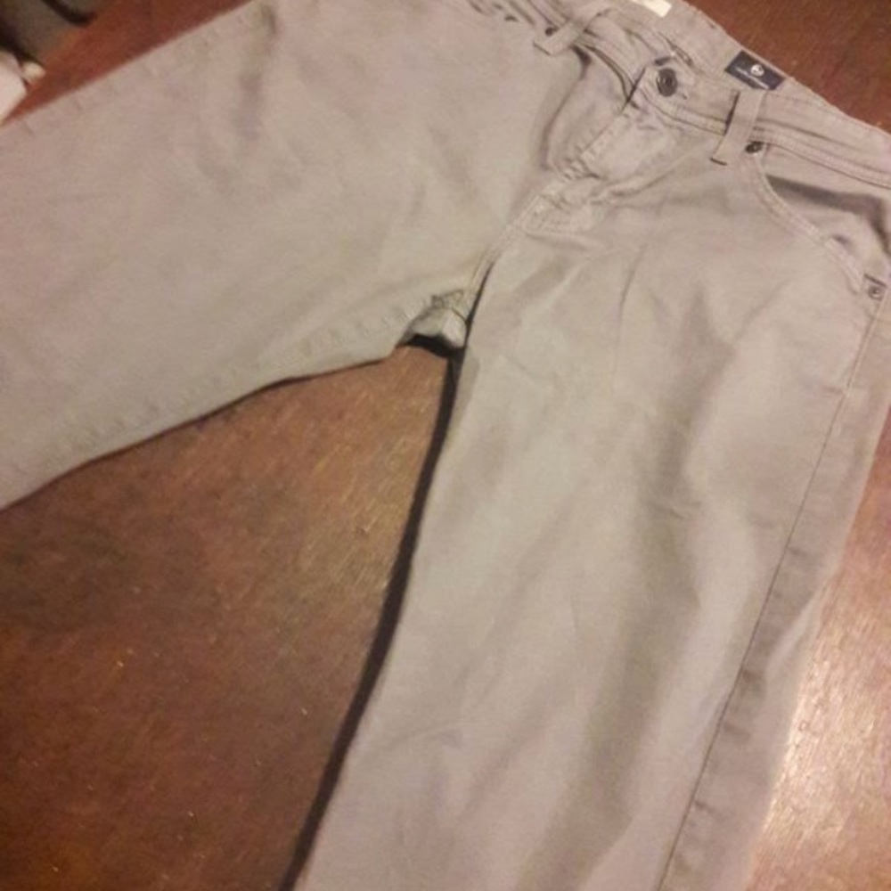 Adriano Goldsmeid “AG” cotton denim stone grey