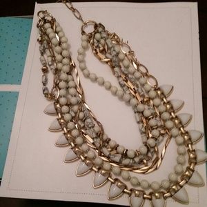 White Sutton Necklace