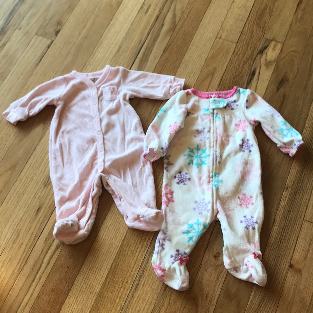 Footie pajamas size 3 months