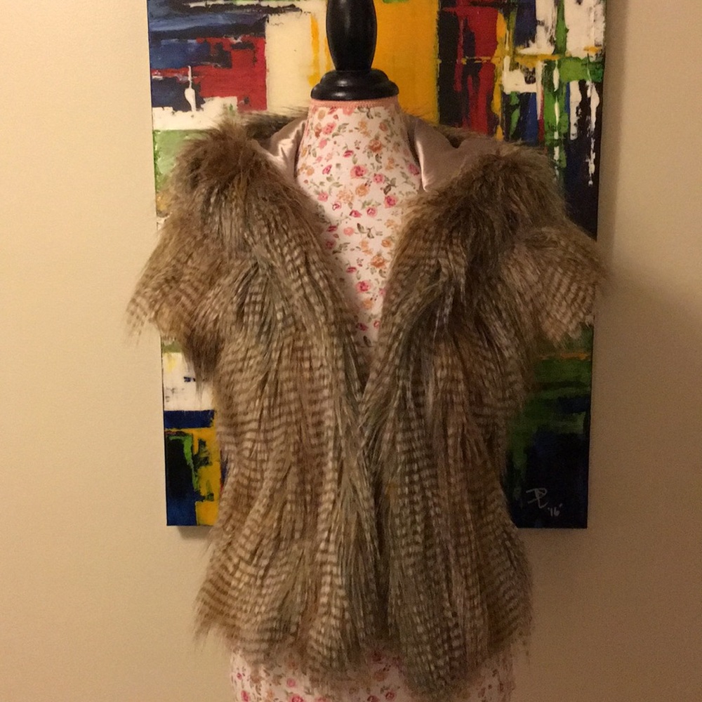 BCBG Fur Vest