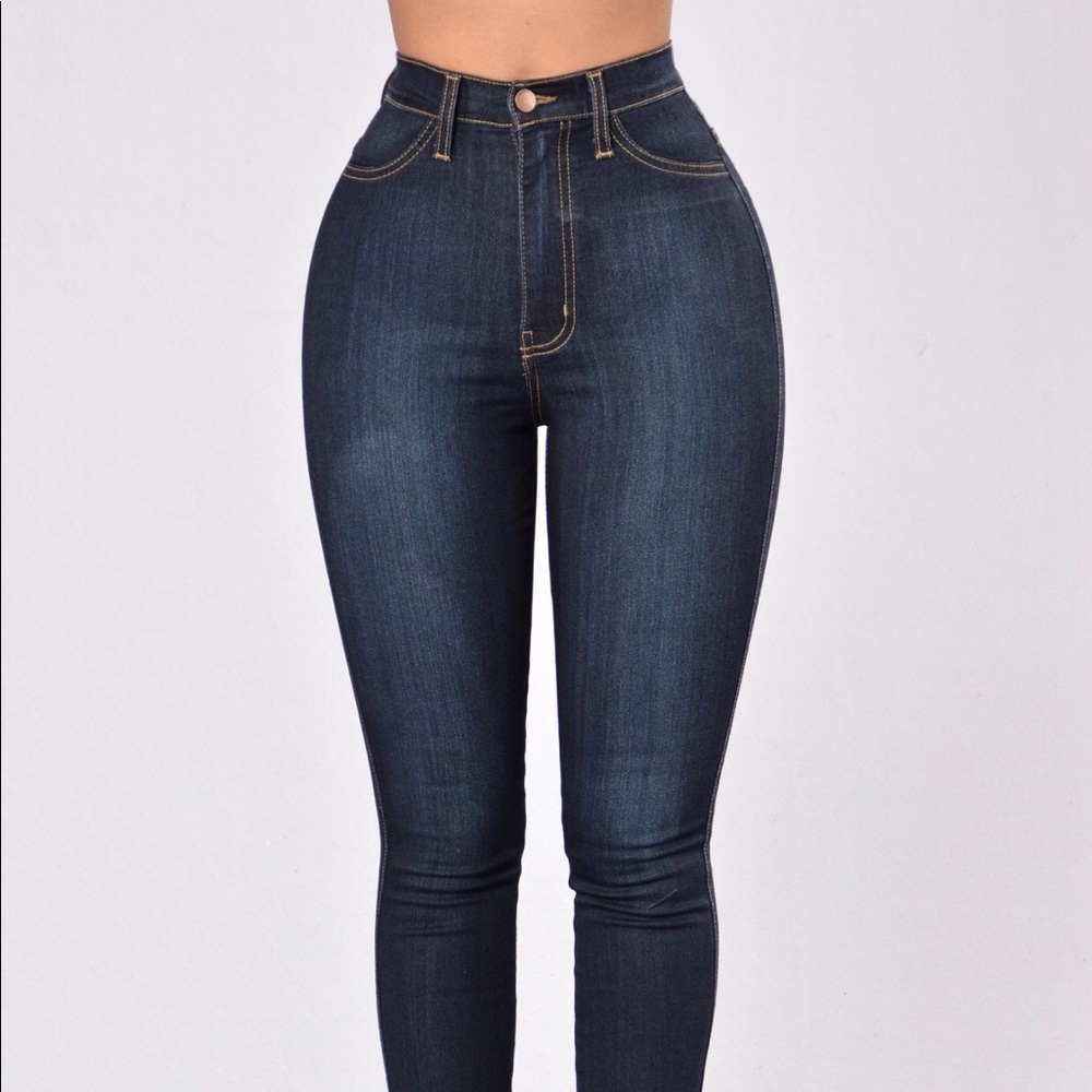 Fashion nova Classic high waist jeans dark wash
