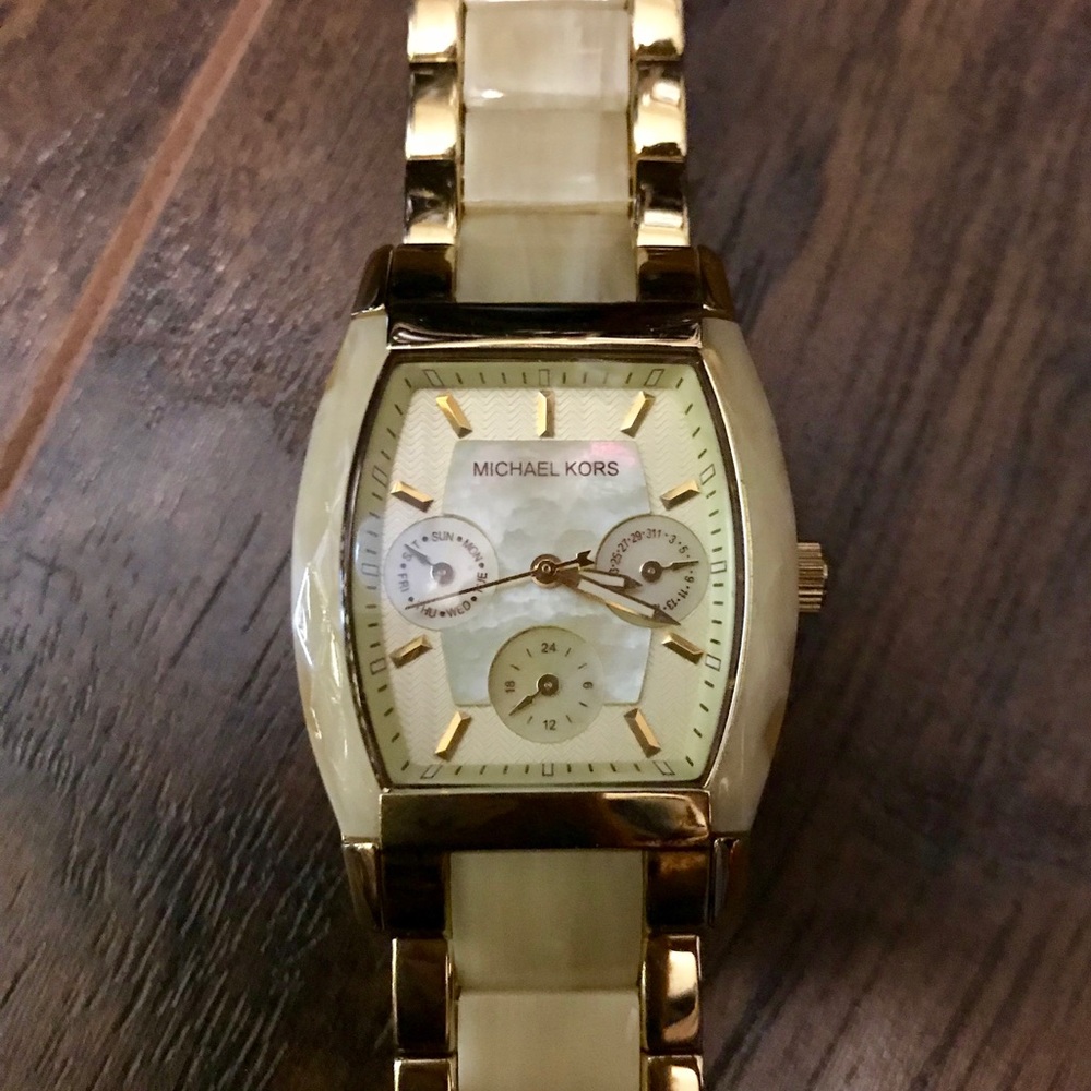 Michael Kors Gold/Mother of Pearl Watch