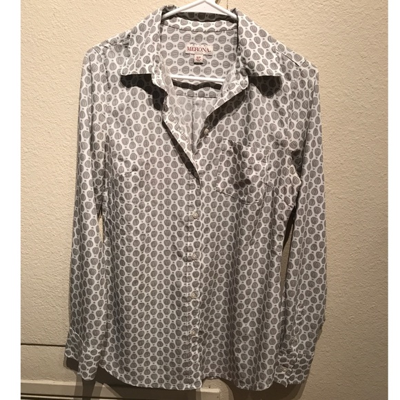 Long sleeve button up blouse - Picture 1 of 2