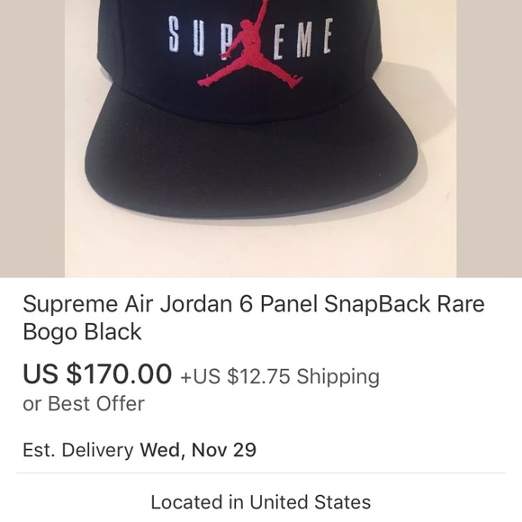 RARE supreme SnapBack