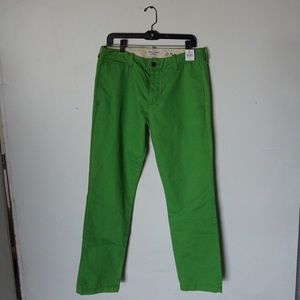 Abercrombie & Fitch green pants 32 x 30