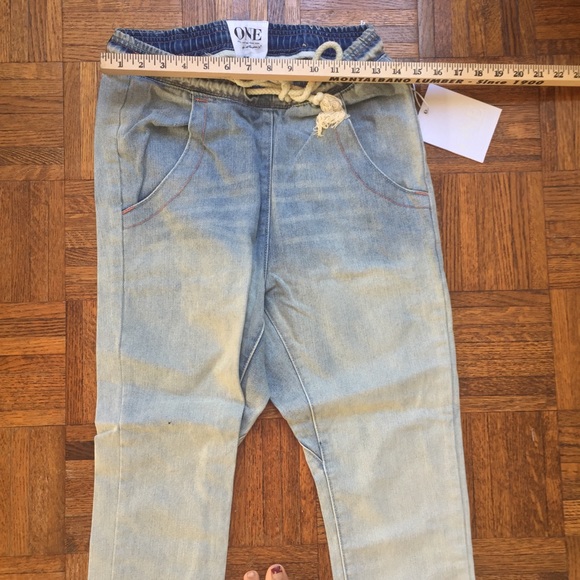 One Teaspoon Super Trackies Denim Jogger Pants - Picture 8 of 8