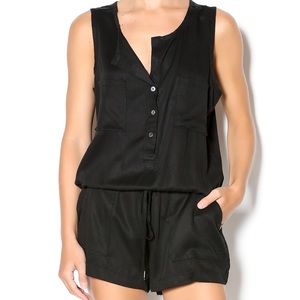 William B Sleeveless Tencel Romper - size M