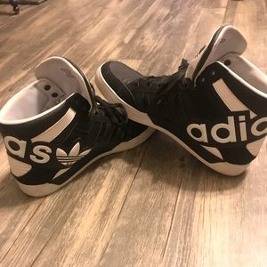 high top adidas sneakers