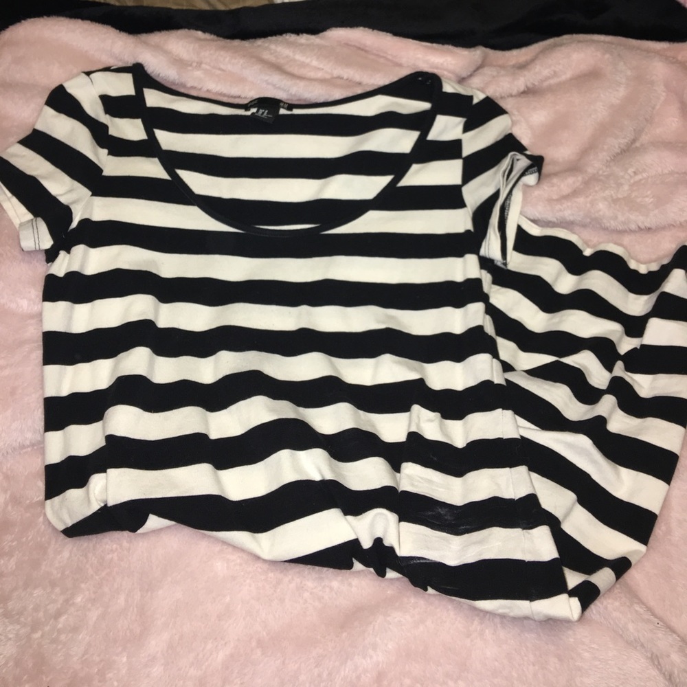 H&M striped bodycon dress, M.