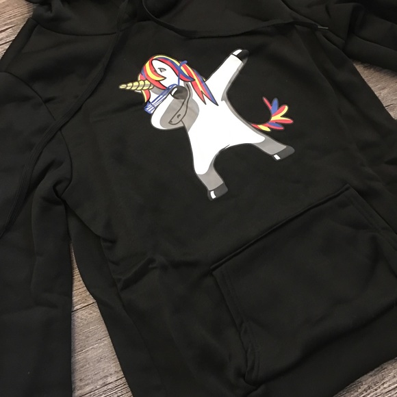 ⚡️FLASH SALE⚡️Happy Everyday White Unicorn Hoodie - Picture 3 of 4
