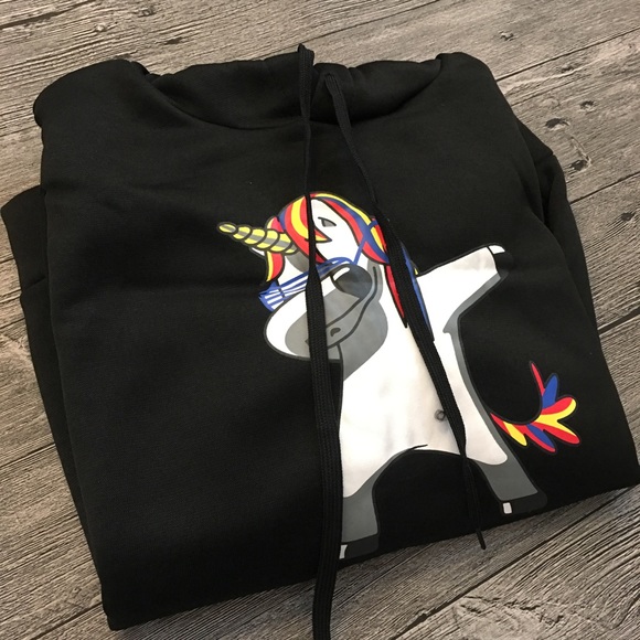 ⚡️FLASH SALE⚡️Happy Everyday White Unicorn Hoodie - Picture 4 of 4