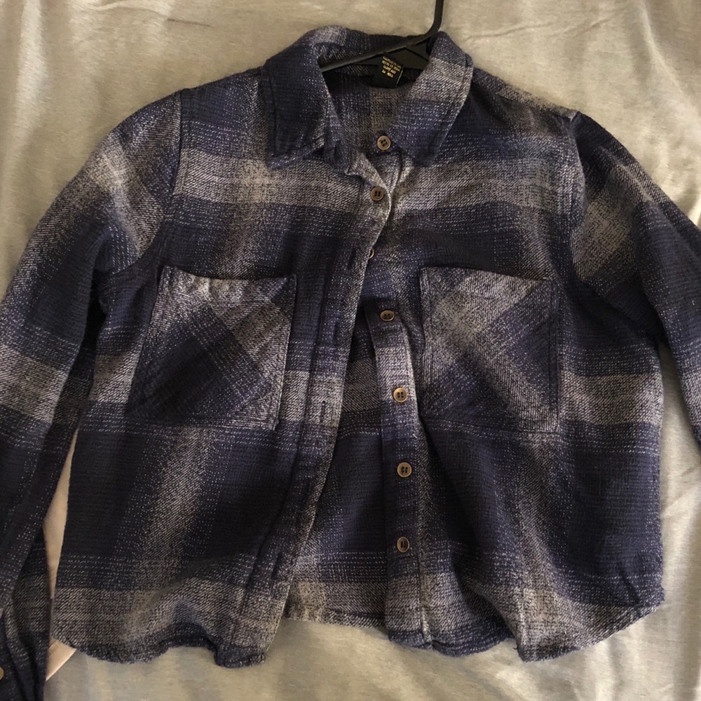 Forever 21 Crop Flannel