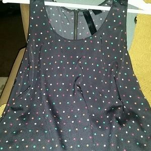 Polka-dot tank top