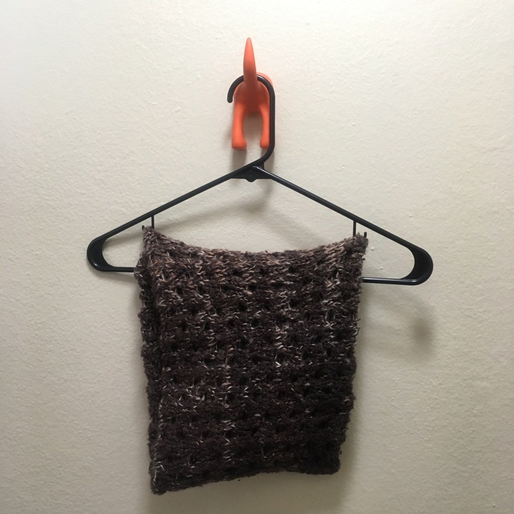 Brown Knitted Scarf