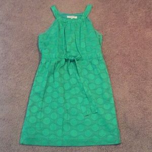 Evan Picone Green Sleeveless Dress