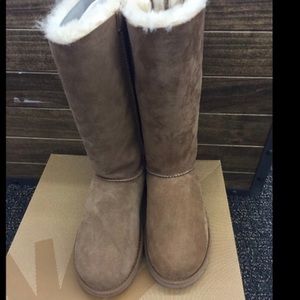 Tall Chestnut Bailey Bow Uggs